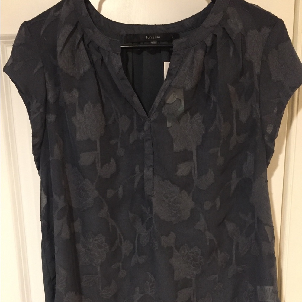Fun2fun Brand Dark Gray Blouse